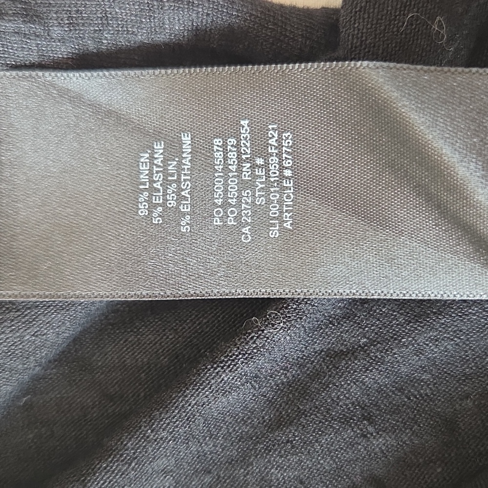 4/$20 Babaton Black Crew Neck Tee - Picture 4 of 5